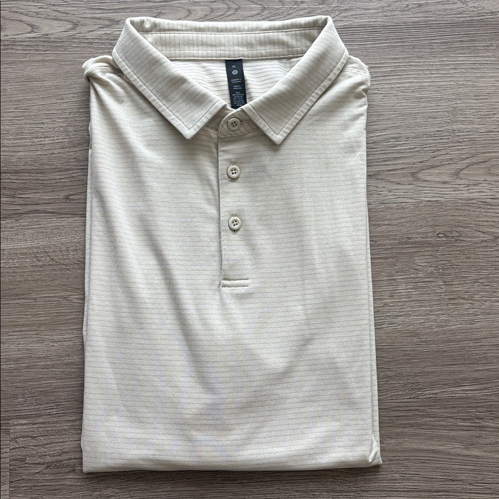 Lululemon Evolution Short
Sleeve Polo Shirt sz xl